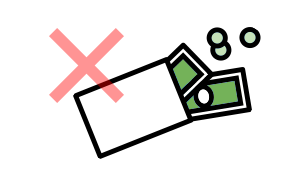 集金不要のイラスト